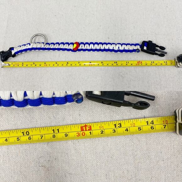 Colorado flag theme ripcord dog collar 14 inches/medium - Picture 11 of 12